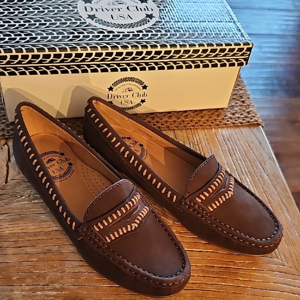 New Driver Club Slip On Moccasin Driver Loafers 7